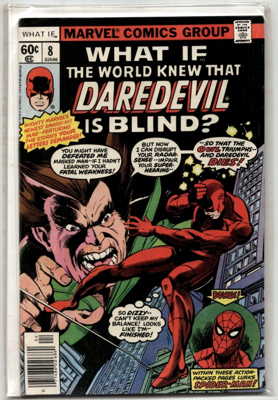 What If? #8 (Marvel Comics, 1978), raw, ungraded comic book — front cover