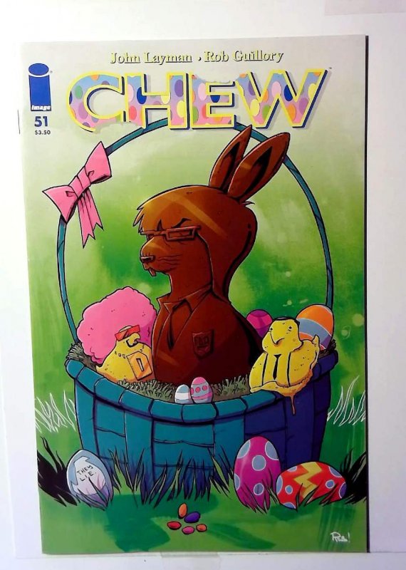 Chew #51 (Image Comics, 2015), raw comic book in VF/NM 9.0 condition — front cover