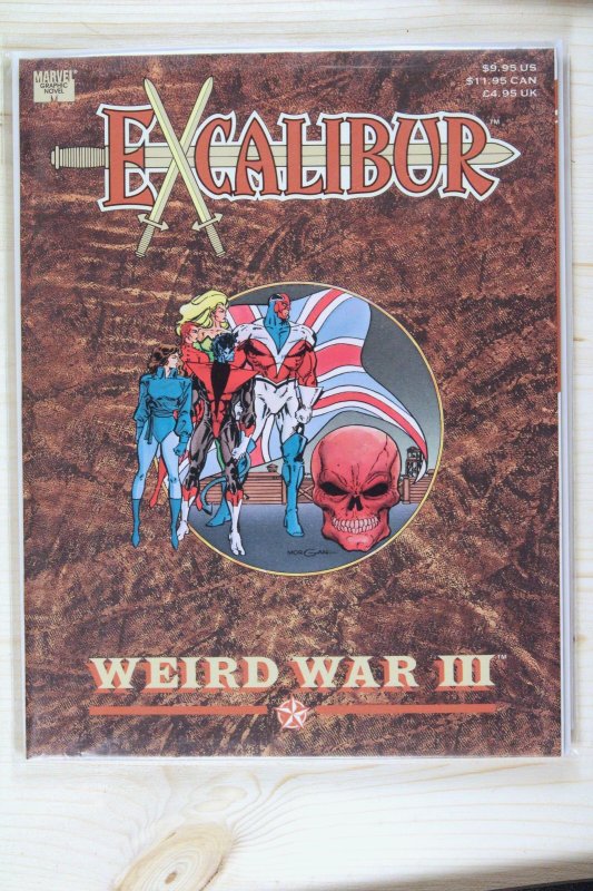 Marvel Graphic Novel #66 (Marvel Comics, 1990), raw comic book in NM- 9.2 condition — front cover