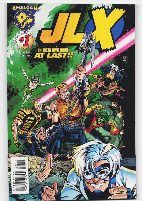 Jlx (1996) Jlx (DC Comics, 1996), raw, ungraded comic book — front cover