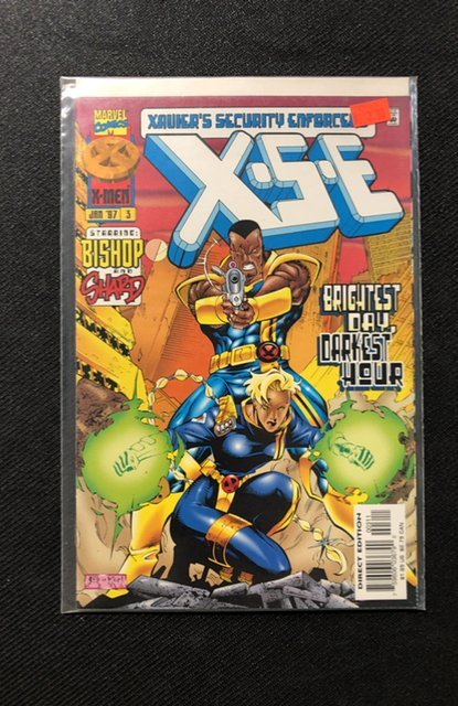 XSE #3 (1997), raw, ungraded comic book — front cover
