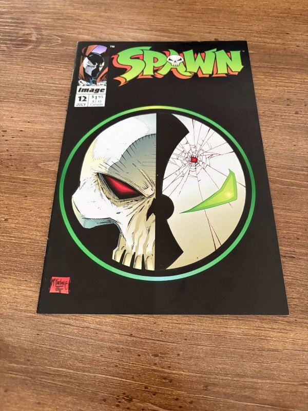 Spawn #12 (Image Comics, 1993), raw comic book in NM condition — front cover