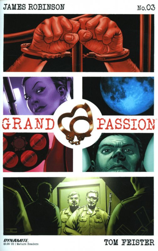 Grand Passion #3 (Dynamite Entertainment, 2016), raw comic book in VF/NM condition — front cover