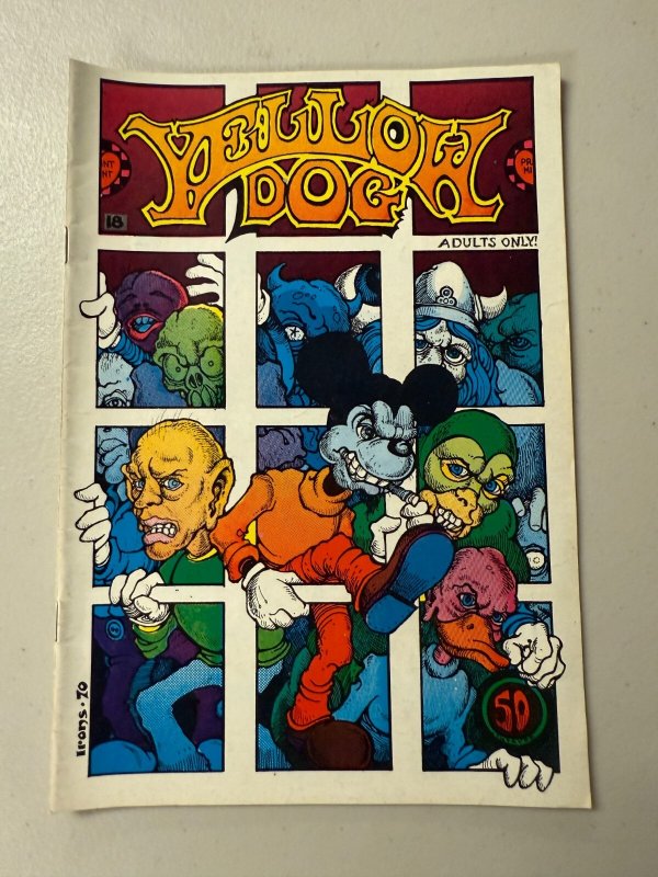 Yellow Dog Comics #18, raw comic book in FN condition — front cover