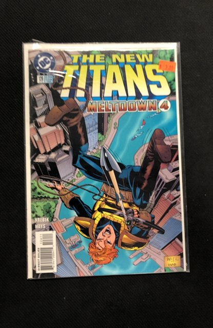 The New Titans #126 (DC Comics, 1995), raw, ungraded comic book — front cover