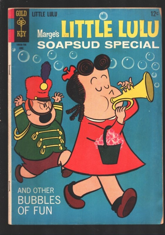 Marge's Little Lulu #185 (Gold Key Comics, 1967), raw comic book in VG condition — front cover