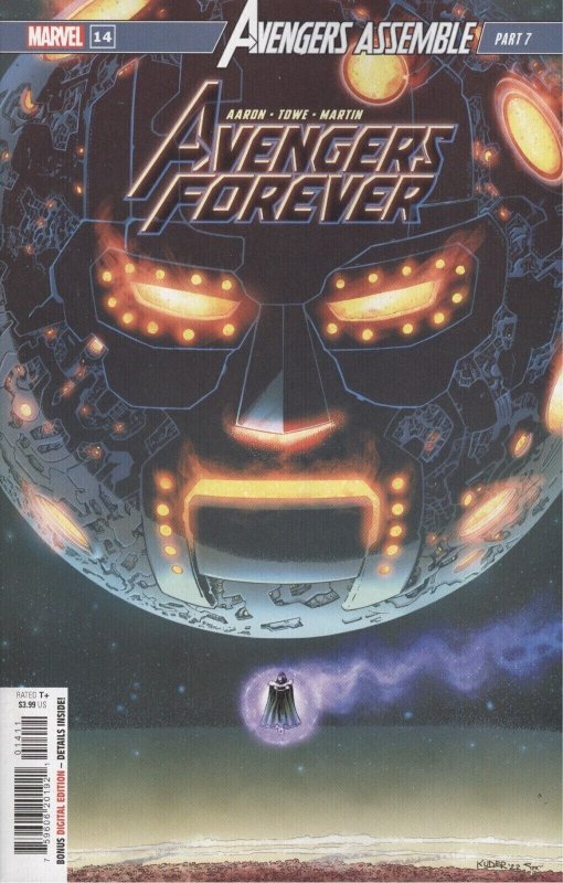 Avengers Forever #14 (Marvel Comics, 2023), raw, ungraded comic book — front cover