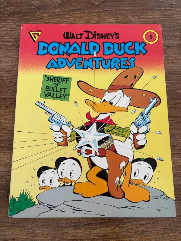 Walt Disney's Donald Duck Adventures #5, raw, ungraded comic book — front cover