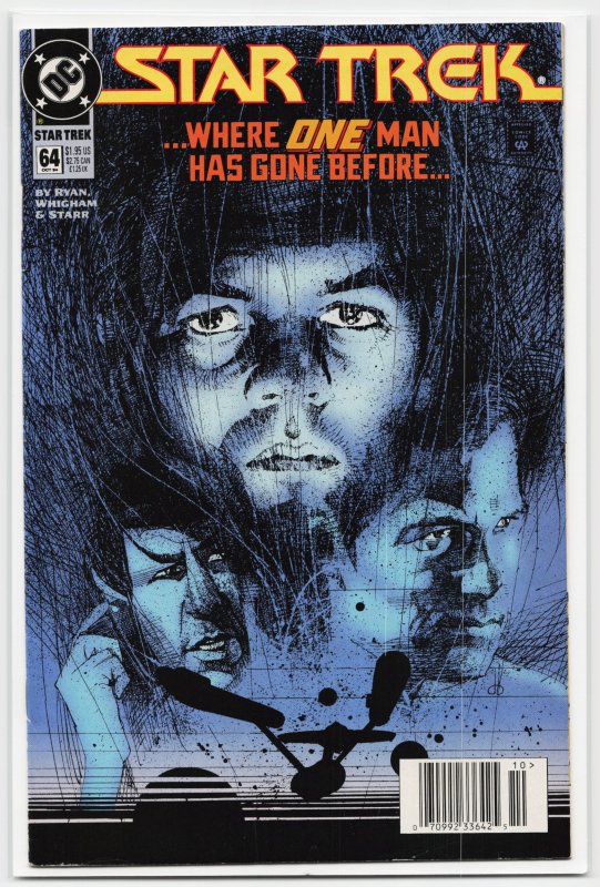 Star Trek #64 (DC Comics, 1994), raw, ungraded comic book — front cover