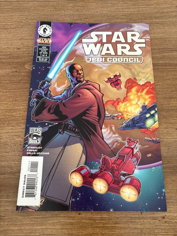Lot of 4 Star Wars Jedi Council Acts of War # 1 2 3 4 NM Dark Horse Comic 7 J482 (Dark Horse Comics), raw comic book in NM condition — front cover