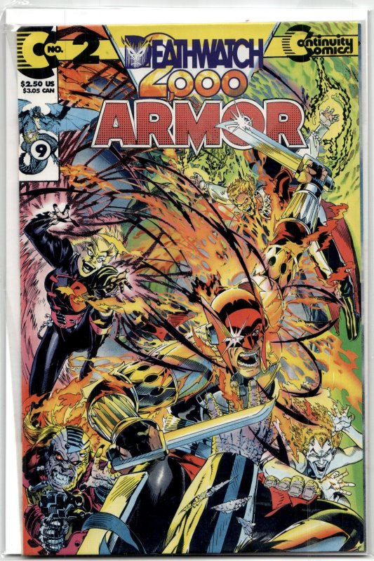 Armor #2 (1993), raw, ungraded comic book — front cover