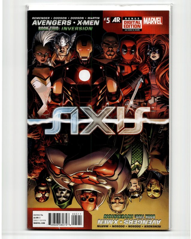 Avengers & X-Men: Axis #5 (Marvel Comics, 2015), raw, ungraded comic book — front cover