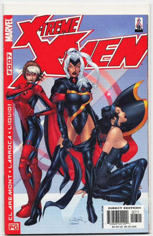 X-Treme X-Men #7 (Marvel Comics, 2002), raw, ungraded comic book — front cover