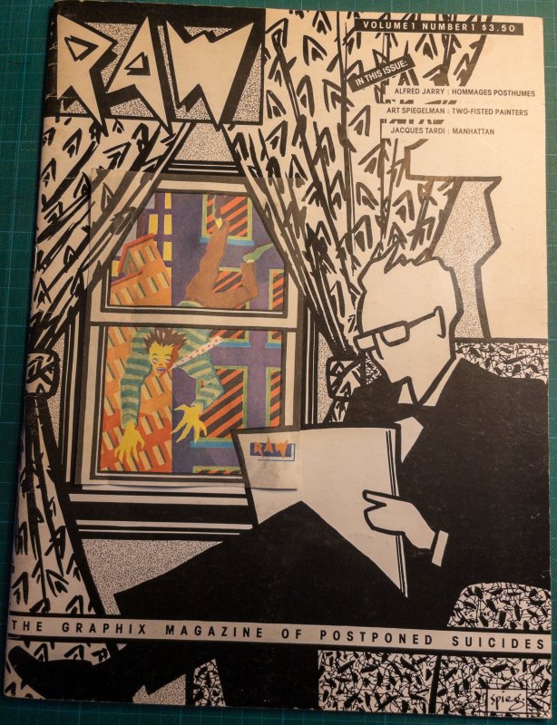 Raw #1 (1980), raw, ungraded comic book — front cover