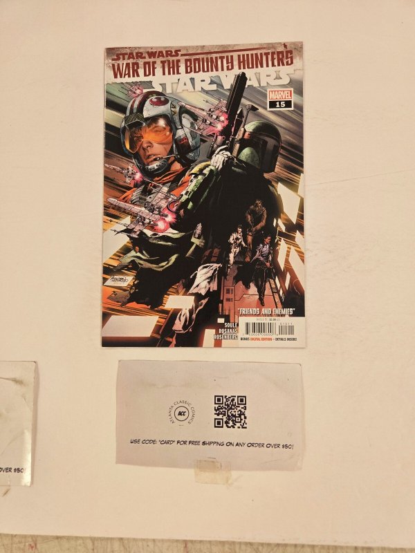 Star Wars #15 (Marvel Comics), raw comic book in NM condition — front cover