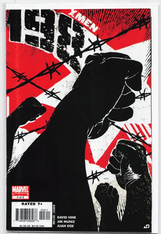 X-Men: The 198 #3 (Marvel Comics, 2006), raw, ungraded comic book — front cover