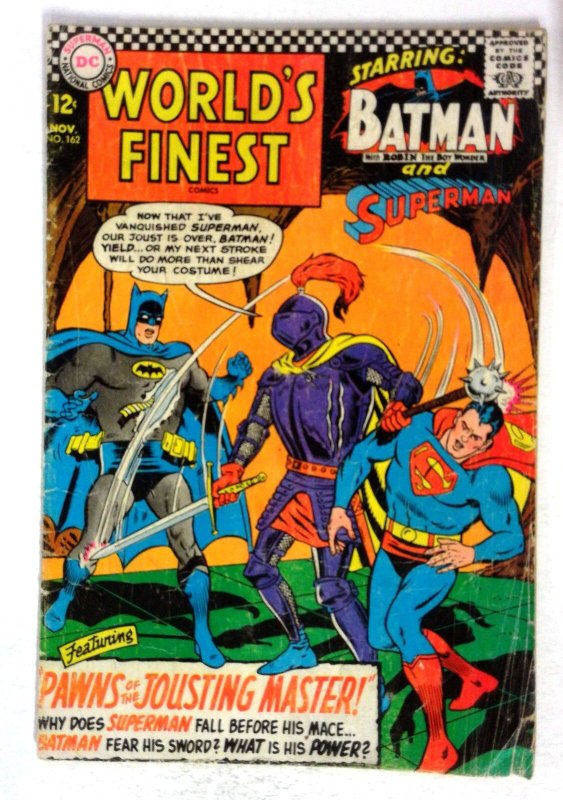 World's Finest #162 (DC Comics, 1966), raw, ungraded comic book — front cover