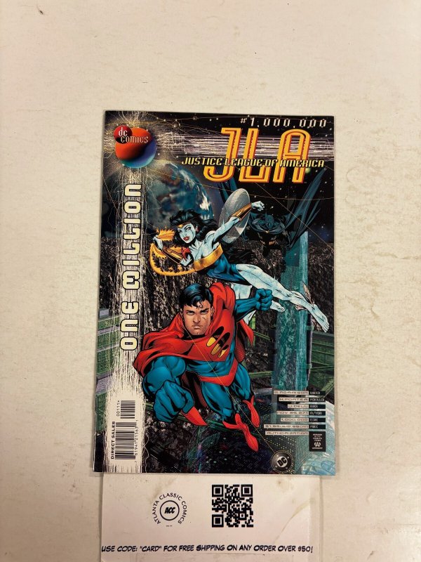 JLA #1,000,000 NM DC COmic Books Batman Superman Wonder Woman 26 HH86 (DC Comics, 1997), raw comic book in NM condition — front cover