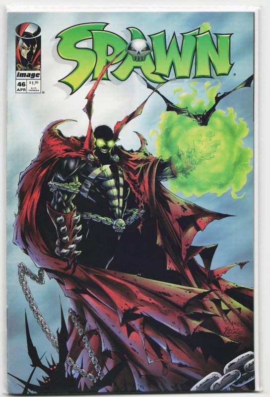 Spawn #46 (Image Comics, 1996), raw, ungraded comic book — front cover