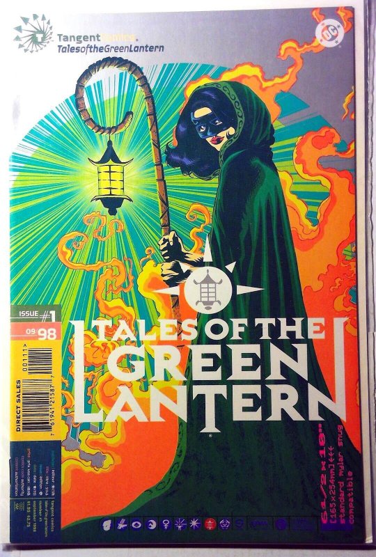 Tangent Comics Tales of the Green Lantern #1 (DC Comics, 1998), raw, ungraded comic book — front cover