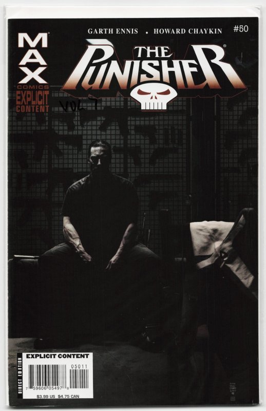 The Punisher: MAX #9 (2008), raw, ungraded comic book — front cover