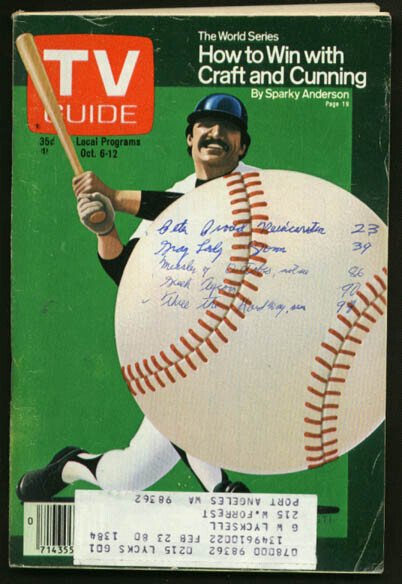 Mag: TV Guide 10/06/1979-World Series/linda Gray of Dallas G, raw, ungraded comic book — front cover