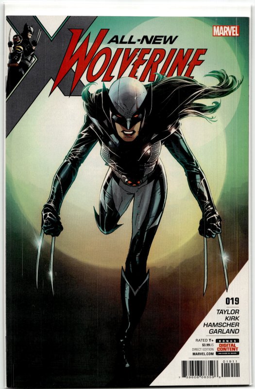 All-New Wolverine #19 (Marvel Comics, 2017), raw, ungraded comic book — front cover