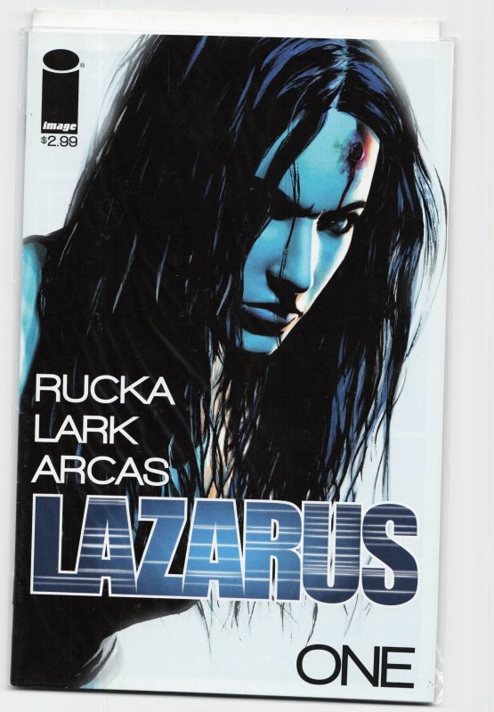 Lazarus #1 (Image Comics, 2013), raw, ungraded comic book — front cover