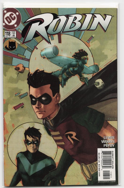 Robin #118 (DC Comics, 2003), raw, ungraded comic book — front cover