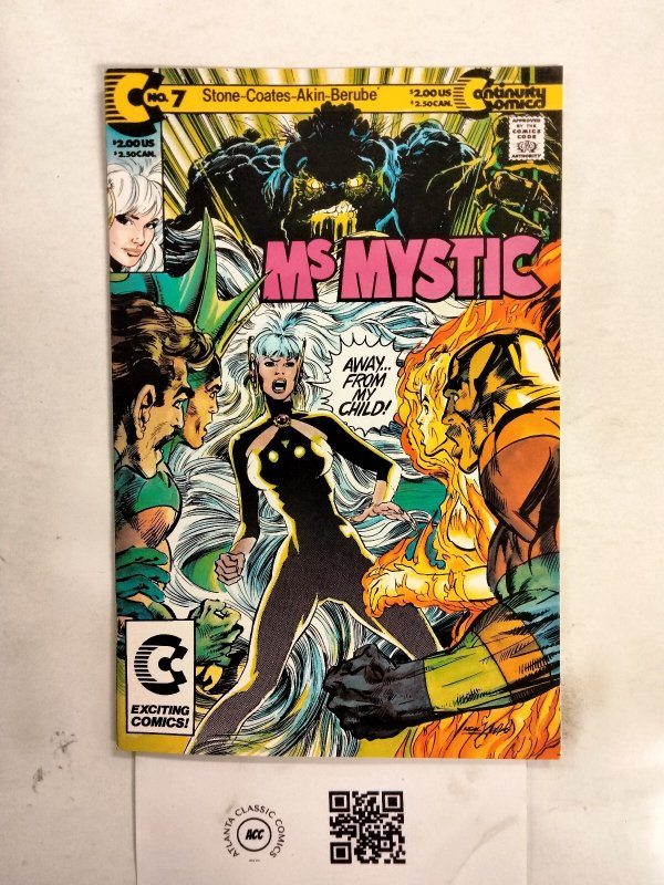 Ms Mystic #7, raw, ungraded comic book — front cover