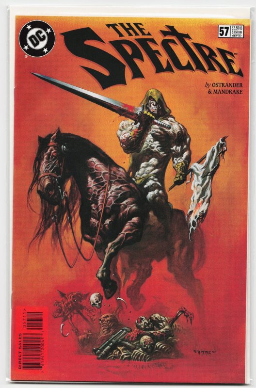 The Spectre #57 (1997), raw, ungraded comic book — front cover