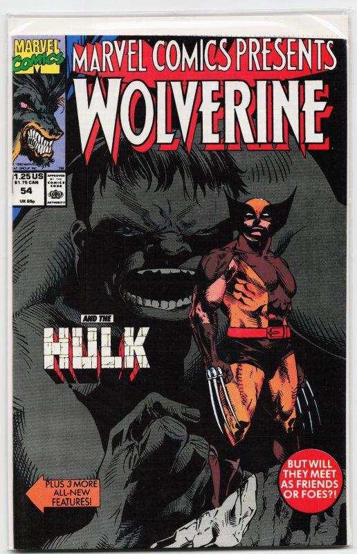Presents #54 (Marvel Comics, 1990), raw, ungraded comic book — front cover
