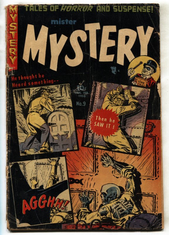 Mister Mystery #9, raw, ungraded comic book — front cover