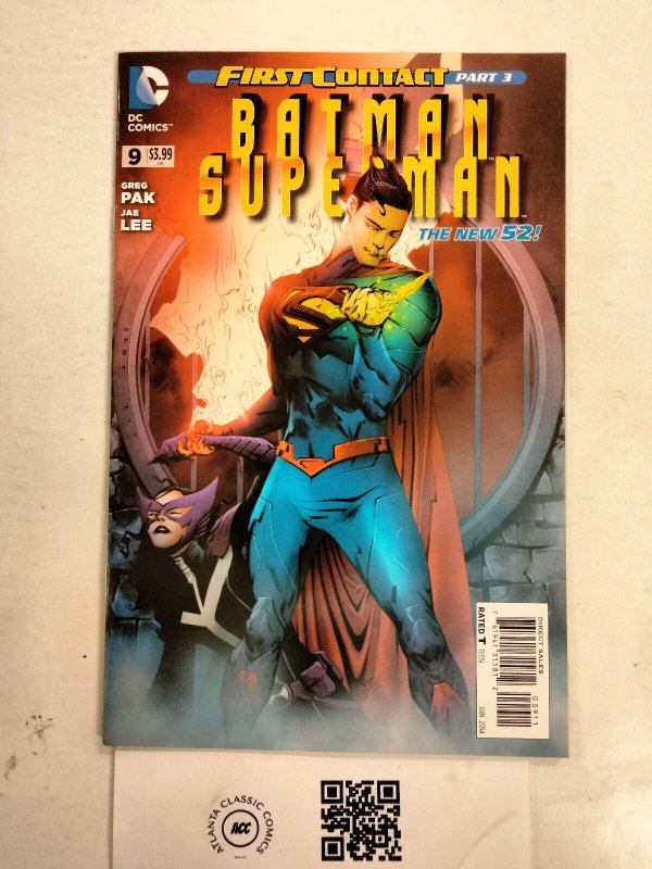 Batman Superman #9 (DC Comics), raw comic book in NM condition — front cover