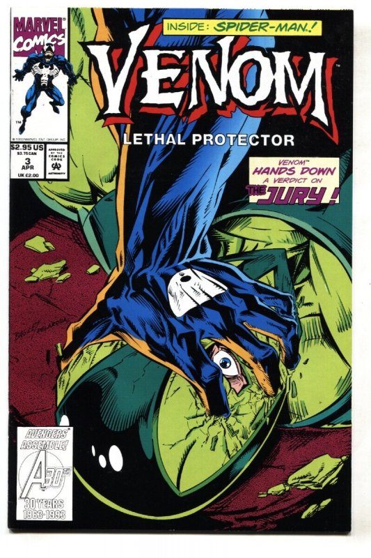 Venom: Lethal Protector #3 - 1993 - Marvel - NM- - Comic Book (Marvel Comics, 1993), raw comic book in NM- condition — front cover