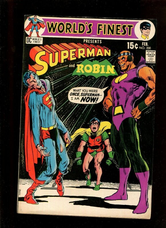World's Finest Comics #200 (DC Comics, 1971), raw comic book in 5.0 condition — front cover