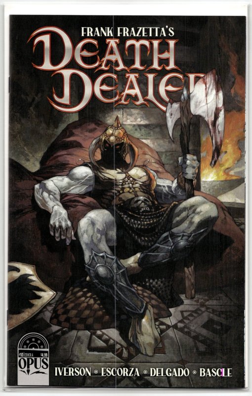 Frank Frazetta's Death Dealer #10 (Image Comics, 2023), raw, ungraded comic book — front cover