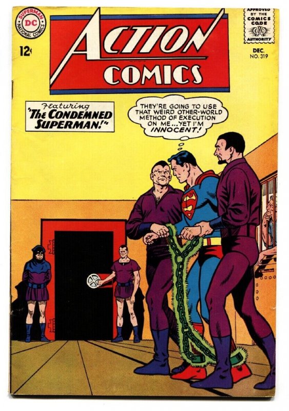 Action Comics #319 (DC Comics, 1964), raw, ungraded comic book — front cover
