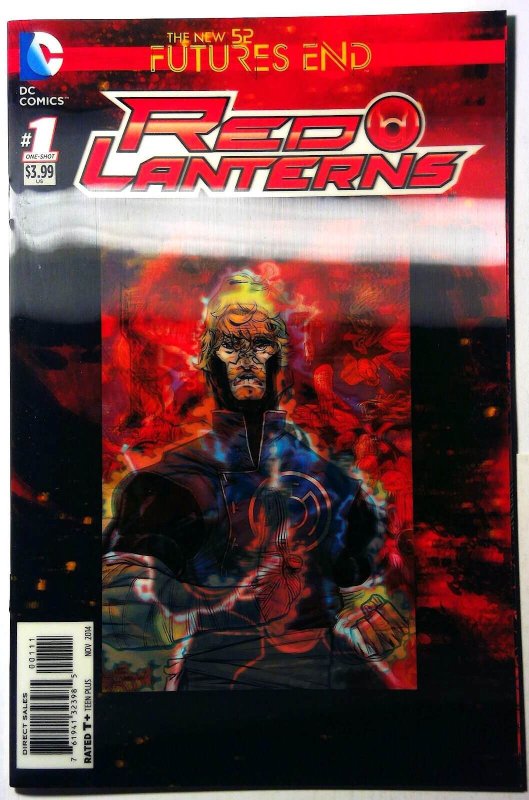 Red Lanterns Futures End #1 (DC Comics, 2014), raw, ungraded comic book — front cover