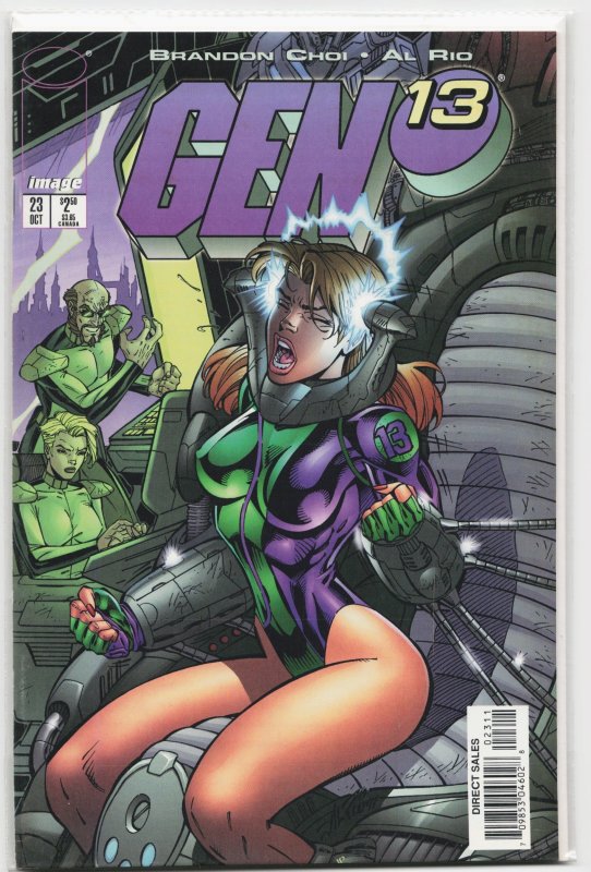 Gen 13 #23 (1997), raw, ungraded comic book — front cover