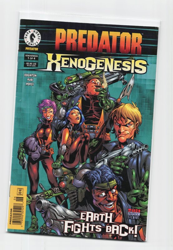 Predator: Xenogenesis #1 (Dark Horse Comics, 1999), raw, ungraded comic book — front cover