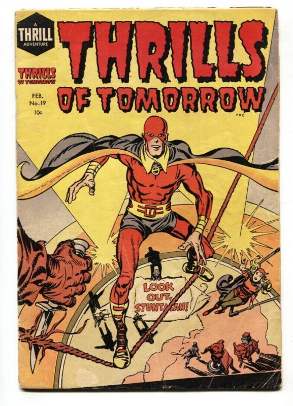 Thrills of Tomorrow #19 (1955), raw, ungraded comic book — front cover