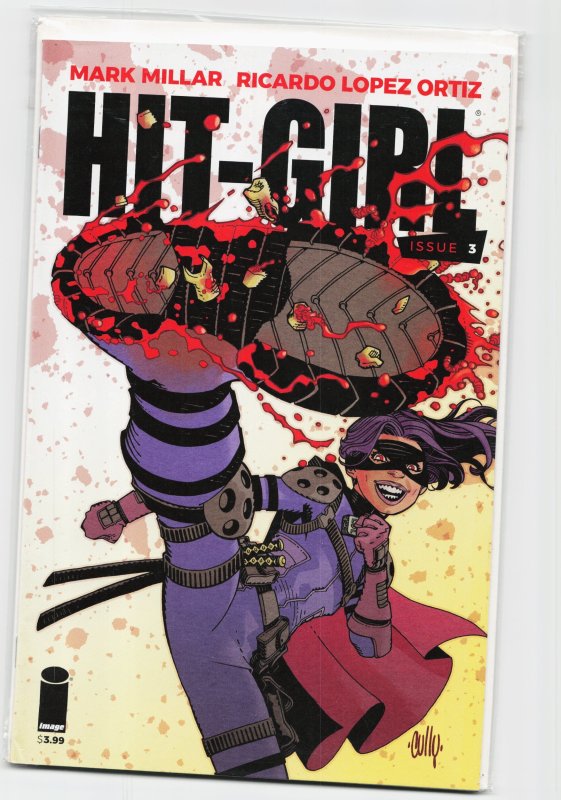 Hit-Girl #3 (Image Comics, 2018), raw, ungraded comic book — front cover
