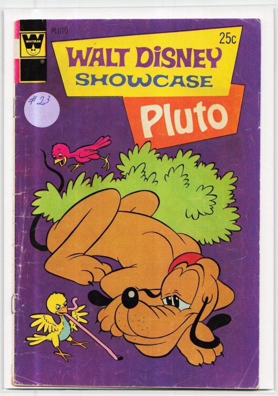 Walt Disney Showcase #23 (Gold Key, 1974), raw, ungraded comic book — front cover