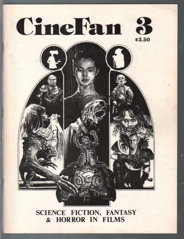 CineFan #3 (1984), raw comic book in VF condition — front cover