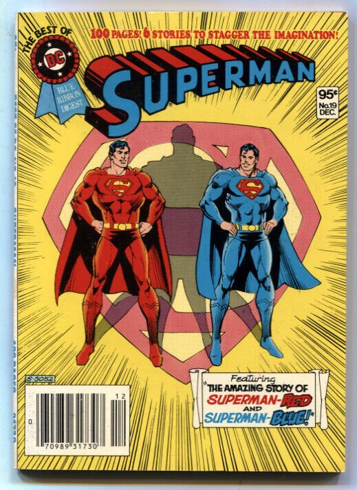 The Best of DC Digest #19 (1981), raw, ungraded comic book — front cover