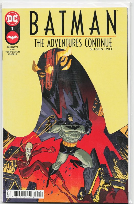 Batman: The Adventures Continue Season Two #1 (DC Comics, 2021), raw, ungraded comic book — front cover