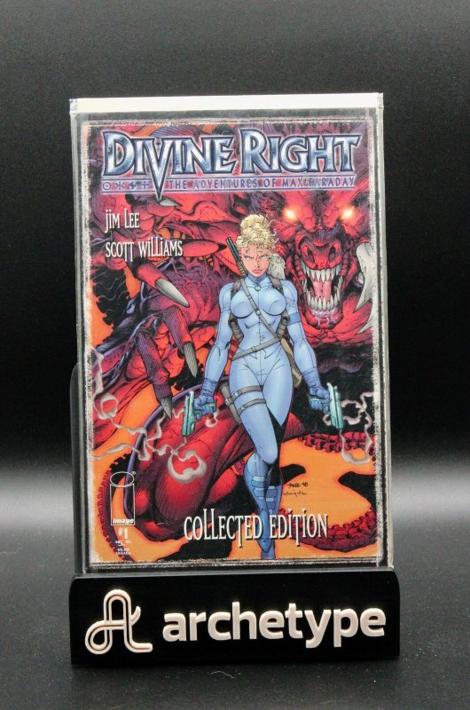 Divine Right #1-12 + Extras – Image (1998) Full Set (1998), raw, ungraded comic book — front cover