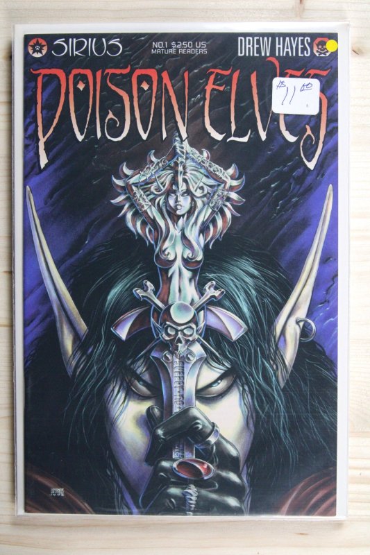 Poison Elves #1 (1995), raw comic book in NM- 9.2 condition — front cover