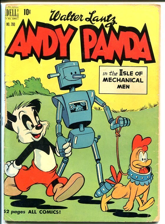 Andy Panda-Four Color Comics #280 (Dell Comics), raw, ungraded comic book — front cover